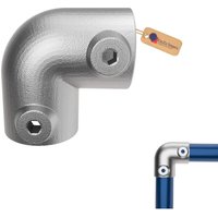 GeZu Impex 90° Rohrverbinder Kniestück Ø27mm Feuerverzinkt Silber 90 Grad Rohr Bogen 2 Wege Bogenklemme Rohrverbinder für Handläufe & Rahmen GeZu Impex 90° Rohrverbinder Kniestück Ø27mm Feuerverzinkt Silber 90 Grad Rohr Bogen 2 Wege Bogenklemme Rohrverbinder für Handläufe & Rahmen von GEZU IMPEX