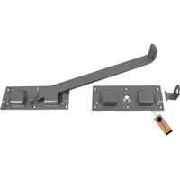 GeZu Impex Doppeltorüberwurf 450 mm Galvanisch Verzinkt Schlagladenüberwurf Gartendoppeltor-Überwurf Torriegel Torverschluss GeZu Impex Doppeltorüberwurf 450 mm Galvanisch Verzinkt Schlagladenüberwurf Gartendoppeltor-Überwurf Torriegel Torverschluss von GEZU IMPEX