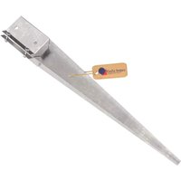 GeZu Impex Einschlagbodenhülse Verstellbar 100 x 100 x 750 mm Feuerverzinkt Einschlag Pfostenträger Bodenanker GeZu Impex Einschlagbodenhülse Verstellbar 100 x 100 x 750 mm Feuerverzinkt Einschlag Pfostenträger Bodenanker von GEZU IMPEX