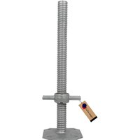 GeZu Impex Gerüstspindel 1000 mm Ø 38 mm Galvanisch Verzinkt Spindelfuß Gerüstfüße Gewindefußplatte GeZu Impex Gerüstspindel 1000 mm Ø 38 mm Galvanisch Verzinkt Spindelfuß Gerüstfüße Gewindefußplatte von GEZU IMPEX