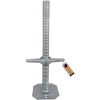 GeZu Impex Gerüstspindel Feuerverzinkt 300 mm Ø 38 mm Spindelfuß Gerüstfüße Gewindefußplatte GeZu Impex Gerüstspindel Feuerverzinkt 300 mm Ø 38 mm Spindelfuß Gerüstfüße Gewindefußplatte von GEZU IMPEX