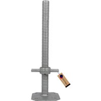 GeZu Impex Gerüstspindel Galvanisch Verzinkt 800 mm Ø 38 mm Spindelfuß Gerüstfüße Gewindefußplatte GeZu Impex Gerüstspindel Galvanisch Verzinkt 800 mm Ø 38 mm Spindelfuß Gerüstfüße Gewindefußplatte von GEZU IMPEX