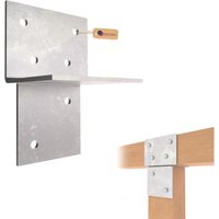 GeZu Impex Holzverbindung T Stück 121 x 121 mm Feuerverzinkt T-Verbindungswinkel Wand- & Pfostenverbinder für Holzkonstruktionen GeZu Impex Holzverbindung T Stück 121 x 121 mm Feuerverzinkt T-Verbindungswinkel Wand- & Pfostenverbinder für Holzkonstruktionen von GEZU IMPEX