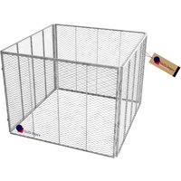 GeZu Impex Komposter 100x100x80cm Feuerverzinkter Metall Gartenkomposter Drahtgitter Kompostbehälter für den Außenbereich GeZu Impex Komposter 100x100x80cm Feuerverzinkter Metall Gartenkomposter Drahtgitter Kompostbehälter für den Außenbereich von GEZU IMPEX