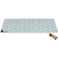 GeZu Impex Lochplatte 100 x 240 x 2 mm Flachverbinder Flache Metallplatte Verbindungsplatte Holzverbinder GeZu Impex Lochplatte 100 x 240 x 2 mm Flachverbinder Flache Metallplatte Verbindungsplatte Holzverbinder von GEZU IMPEX