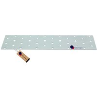 GeZu Impex Lochplatte 60 x 200 x 2 mm Flachverbinder Flache Metallplatte Verbindungsplatte Holzverbinder GeZu Impex Lochplatte 60 x 200 x 2 mm Flachverbinder Flache Metallplatte Verbindungsplatte Holzverbinder von GEZU IMPEX