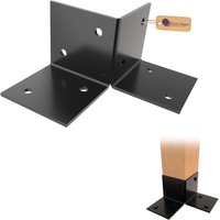 GeZu Impex Pergola Bodenhalterung 71 x 71 mm Schwarz Pulverbeschichtet Holz Pergola Bausatz Bodenplatten Bodenbefestigung Bodenstütze GeZu Impex Pergola Bodenhalterung 71 x 71 mm Schwarz Pulverbeschichtet Holz Pergola Bausatz Bodenplatten Bodenbefestigung Bodenstütze von GEZU IMPEX