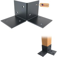 GeZu Impex Pergola Bodenhalterung 81 x 81 mm Anthrazit Pulverbeschichtet Holz Pergola Kit Bodenplatten Bodenbefestigung Bodenstütze Pfostenverbinder GeZu Impex Pergola Bodenhalterung 81 x 81 mm Anthrazit Pulverbeschichtet Holz Pergola Kit Bodenplatten Bodenbefestigung Bodenstütze Pfostenverbinder von GEZU IMPEX