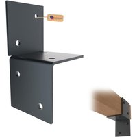 GeZu Impex Pergola Wandhalterung 81 x 81 mm Anthrazit Pulverbeschichtet Wandmontagehalterung Holzbalken Pfostenverbinder Wandflachhalterung GeZu Impex Pergola Wandhalterung 81 x 81 mm Anthrazit Pulverbeschichtet Wandmontagehalterung Holzbalken Pfostenverbinder Wandflachhalterung von GEZU IMPEX