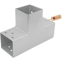 GeZu Impex Pfostenecke T-Model für 3 Balken 70 x 70 mm Feuerverzinkt Pfostenverbinder T-Form 3 Wege Pergola Eckverbinder Holzverbinder GeZu Impex Pfostenecke T-Model für 3 Balken 70 x 70 mm Feuerverzinkt Pfostenverbinder T-Form 3 Wege Pergola Eckverbinder Holzverbinder von GEZU IMPEX