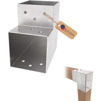 GeZu Impex Pfostenecke für 2 Balken 81 x 81 mm Feuerverzinkt Pfostenverbinder L-Form 2 Wege Pergola Eckverbinder Holzverbinder GeZu Impex Pfostenecke für 2 Balken 81 x 81 mm Feuerverzinkt Pfostenverbinder L-Form 2 Wege Pergola Eckverbinder Holzverbinder von GEZU IMPEX