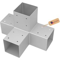 GeZu Impex Pfostenecke für 4 Balken 70 x 70 mm Feuerverzinkt Pfostenverbinder X-Form 4 Wege Pergola Eckverbinder Holzverbinder GeZu Impex Pfostenecke für 4 Balken 70 x 70 mm Feuerverzinkt Pfostenverbinder X-Form 4 Wege Pergola Eckverbinder Holzverbinder von GEZU IMPEX