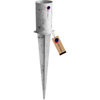 GeZu Impex Pfostenträger ⌀ 81 x 600 mm Feuerverzinkt 16er Set Rundzaunhalter Ankerspieß Bodenhülse GeZu Impex Pfostenträger ⌀ 81 x 600 mm Feuerverzinkt 16er Set Rundzaunhalter Ankerspieß Bodenhülse von GEZU IMPEX