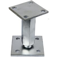 GeZu Impex Pfostenträger Höhenverstellbar 70 x 70 mm Verstellbereich 115 - 160 mm Galvanisch Verzinkt Verstellbar Pfostenanker GeZu Impex Pfostenträger Höhenverstellbar 70 x 70 mm Verstellbereich 115 - 160 mm Galvanisch Verzinkt Verstellbar Pfostenanker von GEZU IMPEX