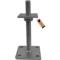 GeZu Impex Pfostenträger Höhenverstellbar 70 x 70 mm Verstellbereich 30 - 180 mm Feuerverzinkt Pfostenschuh Pfostenanker Stützenfuß GeZu Impex Pfostenträger Höhenverstellbar 70 x 70 mm Verstellbereich 30 - 180 mm Feuerverzinkt Pfostenschuh Pfostenanker Stützenfuß von GEZU IMPEX