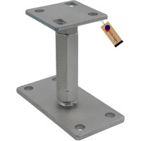 GeZu Impex Pfostenträger Verstellbar 80 x 80 mm Verstellbereich 140 x 200 mm Galvanisch Verzinkt Pfostenanker Stützenfüße von GEZU IMPEX