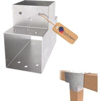 GeZu Impex Pfostenverbinder T 91 x 91 mm Feuerverzinkt Pergola Eckverbinder T-Model 3 Wege Pfostenecke für 3-Balken GeZu Impex Pfostenverbinder T 91 x 91 mm Feuerverzinkt Pergola Eckverbinder T-Model 3 Wege Pfostenecke für 3-Balken von GEZU IMPEX