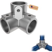 GeZu Impex Rohrverbinder Dreiweg Eckstück Ø42mm Feuerverzinkt Silber 3 Weg 90° Elleboog Rohrverbinder 3-Wege Rohrschellenfitting & Eckverbinder GeZu Impex Rohrverbinder Dreiweg Eckstück Ø42mm Feuerverzinkt Silber 3 Weg 90° Elleboog Rohrverbinder 3-Wege Rohrschellenfitting & Eckverbinder von GEZU IMPEX