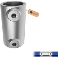 GeZu Impex Rohrverbinder Verlängerungsstück Ø42mm Feuerverzinkt Silber Externe Verbindungsstück Klemmenrohrfitting Gerade Connector GeZu Impex Rohrverbinder Verlängerungsstück Ø42mm Feuerverzinkt Silber Externe Verbindungsstück Klemmenrohrfitting Gerade Connector von GEZU IMPEX