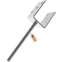 GeZu Impex U-Pfostenträger mit Steindolle 200 x 101 mm Feuerverzinkt Pfostenhalter U Form Pfostenschuh zum Einbetonieren GeZu Impex U-Pfostenträger mit Steindolle 200 x 101 mm Feuerverzinkt Pfostenhalter U Form Pfostenschuh zum Einbetonieren von GEZU IMPEX