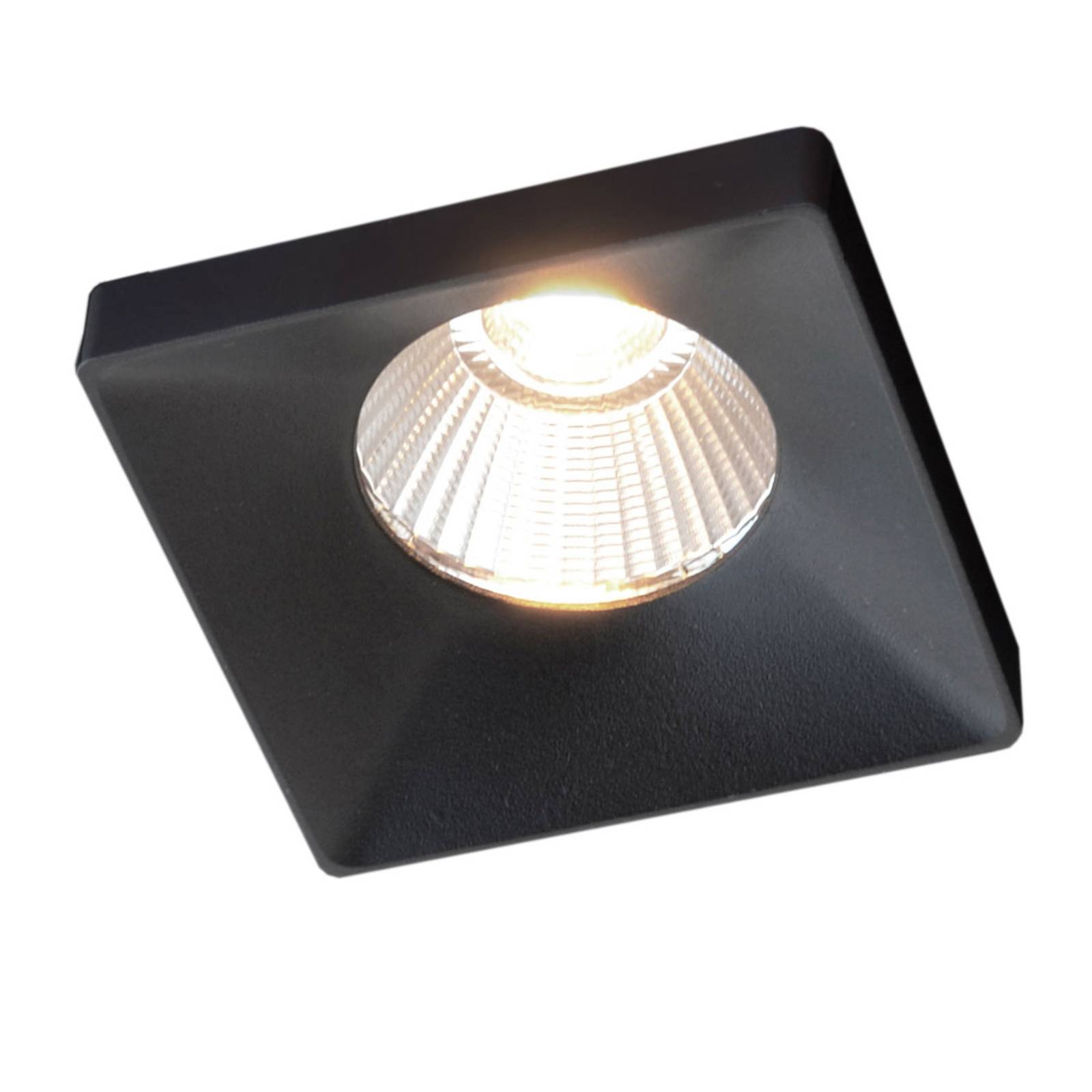 GF design Squary Einbaulampe IP54 schwarz 2.700 K von The Light Group