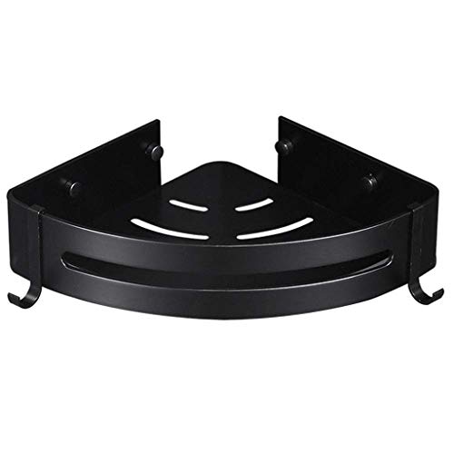 GFAZXDS Badezimmer-Aufbewahrung, Eck-Dusch-Organizer, Wandmontage, Aluminium-Duschregal mit selbstklebendem Aufbewahrungsregal für Toilette, Shampoo, Wohnheim und Küche von GFAZXDS