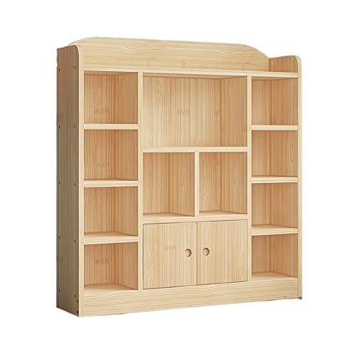 GFAZXDS Bücherregal Lagerregal Boden bis Decke Bücherregal Regal Große Kapazität Wohnzimmer Bücherregal mit Schublade Spind Schlafzimmer Vitrine Bücherregal Bücherregal Bücherregal (S) von GFAZXDS