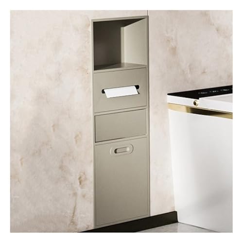GFAZXDS Duschnische aus gebürstetem Edelstahl, versenkter Duschablage, Badezimmer-Regaleinsatz, Edelstahl-Regal mit Mülleimer für Badezimmer-Aufbewahrung (7854891-Grün, 30 x 86 x 14 cm) von GFAZXDS