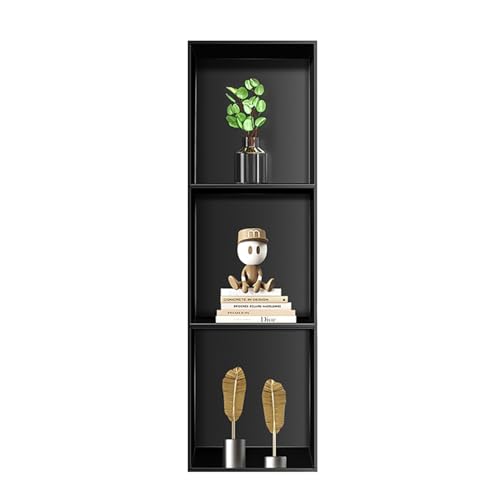 GFAZXDS Gebürstete Duschnische, dreistöckiges Edelstahl-Badezimmerregal, versenkter Duschschrank, Wandnische für Unterputz-Installation, Gold (7854639-Schwarz) von GFAZXDS