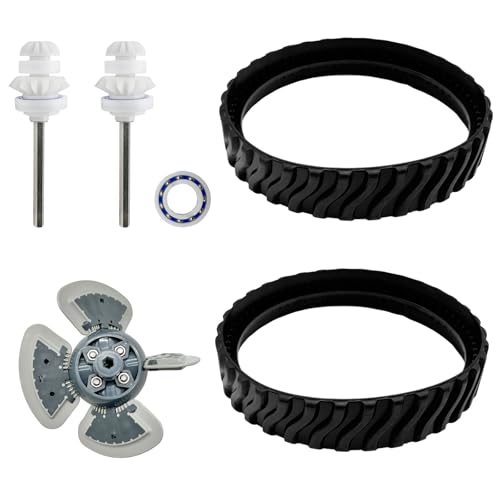 Pool-Saugnapfreiniger-Zubehör-Set passend für Zodiac Baracuda MX6 MX8 MX6EL MX8EL Richtungssteuergeräte, Antriebswellen, Lager, Radschienen ersetzt R0524900, R0526100, R0527000, R0525100 Pool-Saugnapfreiniger-Zubehör-Set passend für Zodiac Baracuda MX6 MX8 MX6EL MX8EL Richtungssteuergeräte, Antriebswellen, Lager, Radschienen ersetzt R0524900, R0526100, R0527000, R0525100 von GFBZS