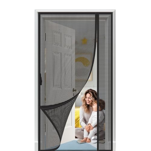 Seitliche Öffnung Magnet Fliegengitter Tür Insektenschutz 110x185cm Linke Rechts Öffnung Fliegenschutz Magentvorhang Insektenschutz Selbstklebend Klettband Perfekte Schließung Schwarz Seitliche Öffnung Magnet Fliegengitter Tür Insektenschutz 110x185cm Linke Rechts Öffnung Fliegenschutz Magentvorhang Insektenschutz Selbstklebend Klettband Perfekte Schließung Schwarz von GFCYGG