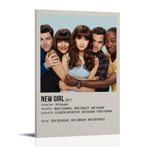 GFDGWZVOC Filmposter "New Girl" für Schlafzimmer, ästhetische, dekorative Malerei, Leinwand, Wandposter und moderne Familienschlafzimmer-Dekoration, 40 x 60 cm, Rahmenstil GFDGWZVOC Filmposter "New Girl" für Schlafzimmer, ästhetische, dekorative Malerei, Leinwand, Wandposter und moderne Familienschlafzimmer-Dekoration, 40 x 60 cm, Rahmenstil von GFDGWZVOC