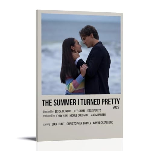 GFDGWZVOC Filmposter "The Summer I Turned Pretty" für Schlafzimmer, ästhetisches, dekoratives Gemälde, Leinwand, Wandposter und moderne Familienschlafzimmer-Dekoration, 40 x 60 cm, Rahmenstil GFDGWZVOC Filmposter "The Summer I Turned Pretty" für Schlafzimmer, ästhetisches, dekoratives Gemälde, Leinwand, Wandposter und moderne Familienschlafzimmer-Dekoration, 40 x 60 cm, Rahmenstil von GFDGWZVOC