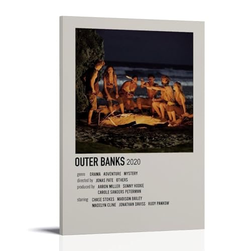 GFDGWZVOC Outer Banks Vintage-Filmposter für Schlafzimmer, ästhetische, dekorative Malerei, Leinwand, Wandposter und moderne Familienschlafzimmer-Dekoration, 50 x 75 cm, Rahmenstil GFDGWZVOC Outer Banks Vintage-Filmposter für Schlafzimmer, ästhetische, dekorative Malerei, Leinwand, Wandposter und moderne Familienschlafzimmer-Dekoration, 50 x 75 cm, Rahmenstil von GFDGWZVOC
