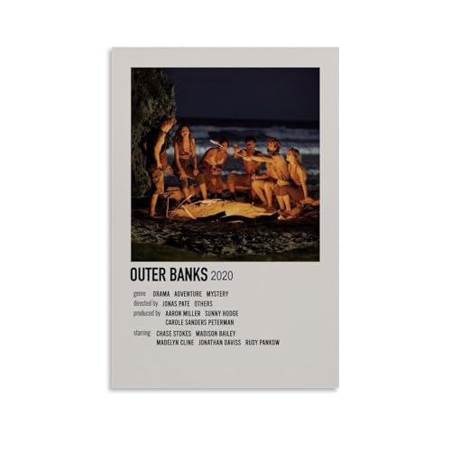 GFDGWZVOC Outer Banks Vintage-Filmposter für Schlafzimmer, ästhetische, dekorative Malerei, Leinwand, Wandposter und moderne Familienschlafzimmer-Dekoration, 50 x 75 cm, ungerahmter Stil GFDGWZVOC Outer Banks Vintage-Filmposter für Schlafzimmer, ästhetische, dekorative Malerei, Leinwand, Wandposter und moderne Familienschlafzimmer-Dekoration, 50 x 75 cm, ungerahmter Stil von GFDGWZVOC