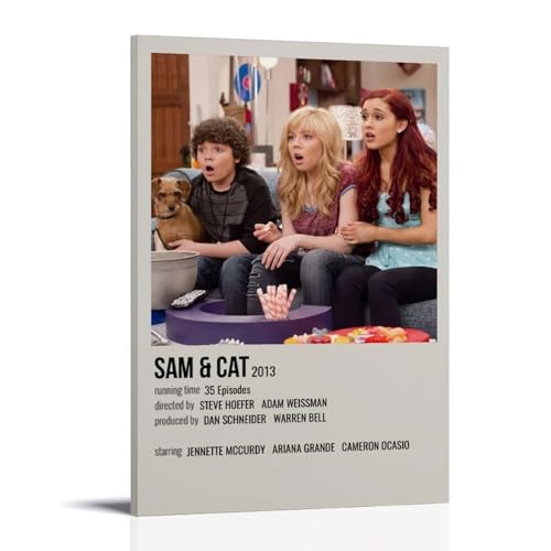 GFDGWZVOC Sam & Cat Vintage-Filmposter für Schlafzimmer, ästhetische, dekorative Malerei, Leinwand, Wandposter und moderne Familienschlafzimmer-Dekoration, 20 x 30 cm, Rahmenstil GFDGWZVOC Sam & Cat Vintage-Filmposter für Schlafzimmer, ästhetische, dekorative Malerei, Leinwand, Wandposter und moderne Familienschlafzimmer-Dekoration, 20 x 30 cm, Rahmenstil von GFDGWZVOC