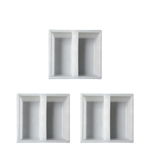 Beton Schablonen 1/3 Stücke Kunststoff Garten Pfad Form Pflaster DIY Maker Zement Ziegel Die Stein Straße Formen Werkzeug Dekoration(3pcs) von GFDSGRE