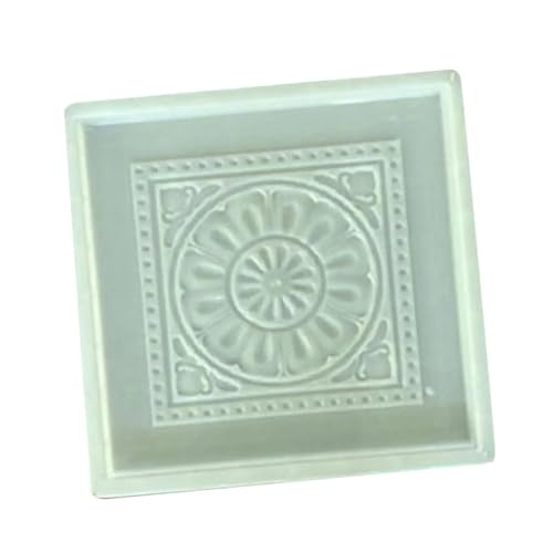 Beton Schablonen DIY Antihaft-Rasen for Terrassen-Trittsteine, Hinterhof, Außenzaun, Gehweg(B) von GFDSGRE