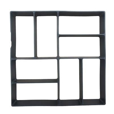 Beton Schablonen DIY Garten Pflaster Form Zement Straße Wiederverwendbare Beton Hause Ziegel Trittstein Formen(1) von GFDSGRE