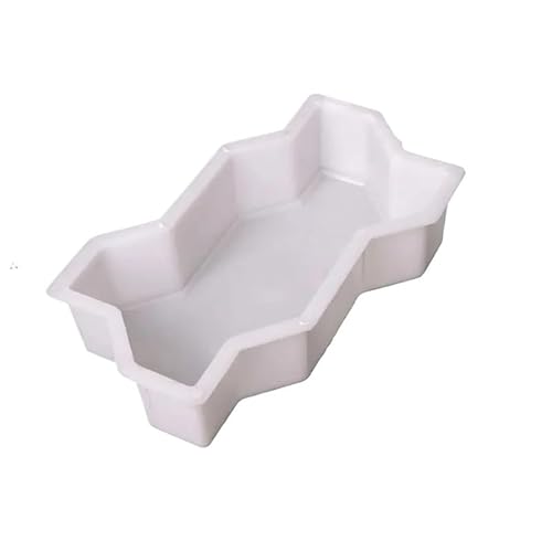 Beton Schablonen DIY-Pflastersteinform In Wellenform, Wiederverwendbare Betonweg-Maker-Form, Trittsteinpflaster For Rasen, Terrasse, Hof, Garten(10PCS) von GFDSGRE