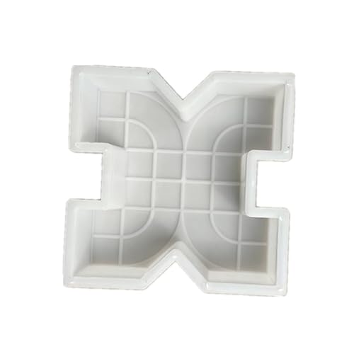 Beton Schablonen DIY-Pflastersteinform In Wellenform, Wiederverwendbare Betonweg-Maker-Form, Trittsteinpflaster For Rasen, Terrasse, Hof, Garten von GFDSGRE