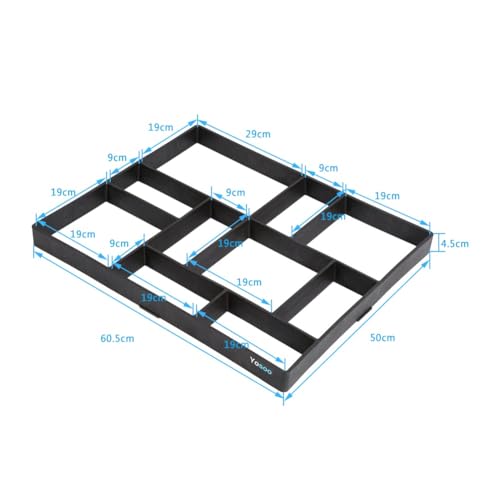 Beton Schablonen Garten DIY Kunststoff Pfad Maker Form Straße Pflaster Zement Ziegel Stein Beton Schablonen Garten DIY Kunststoff Pfad Maker Form Straße Pflaster Zement Ziegel Stein von GFDSGRE
