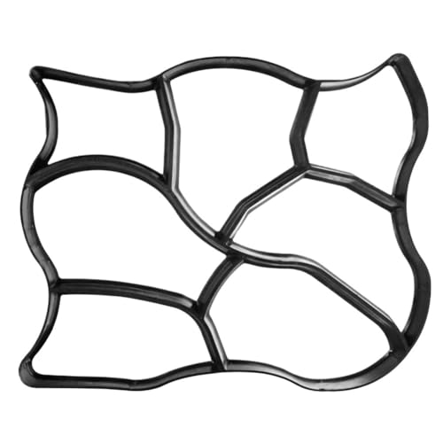 Beton Schablonen Garten DIY Kunststoff Pfad Maker Pflaster Modell Beton Trittstein Zement Form Ziegel(F) von GFDSGRE