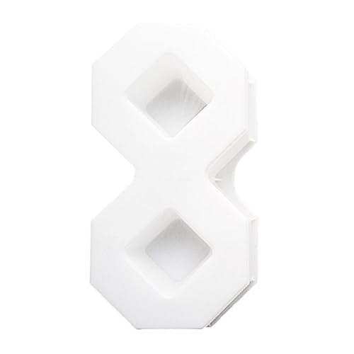 Beton Schablonen Garten Pflaster Werkzeug Hof Beton DIY 8-Förmigen Zement Ziegel Form(8-shaped) von GFDSGRE