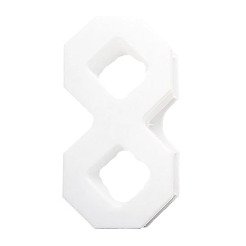 Beton Schablonen Garten Pflaster Werkzeug Hof Spaziergang Beton DIY Outdoor Blume Form Imitation Zement Ziegel Straße Pfad Formen(8 shaped) von GFDSGRE