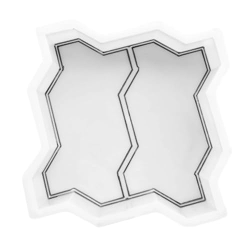 Beton Schablonen Garten Pflaster Werkzeug Hof Spaziergang Beton DIY Outdoor Blume Form Imitation Zement Ziegel Straße Pfad Formen(Double s type) von GFDSGRE