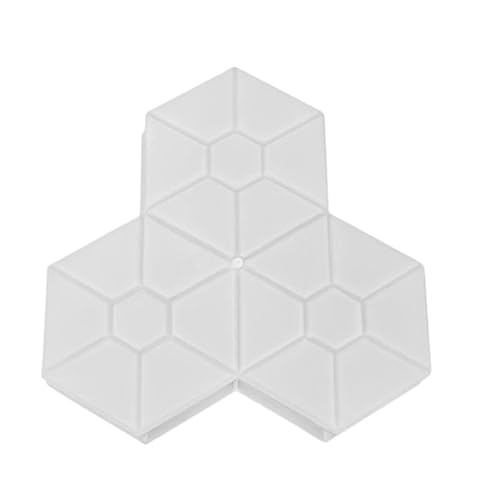 Beton Schablonen Pflasterform DIY Straßenweg Quadrat Garten Pflaster Ziegel Fliesen Betonform For Haushalt Gardeing Hofweg Design Formen(Hexagonal maple leaf) von GFDSGRE