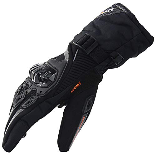 GFDSGRE Motorradhandschuhe Motorradhandschuhe Mann Touchscreen Winter Warme wasserdichte Winddichte Schutzhandschuhe Motorrad Handschuhe(Color:3,Größe:XXL) von GFDSGRE