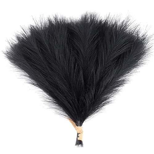 Pampasgras Deko 15/30 stücke Künstliche Pampas Gras Bouquet Gefälschte Pflanze Simulierte Getrocknete Blumen Reed Hochzeit Party Dekoration for Home Schlafzimmer Vase(F10,15pcs) von GFDSGRE