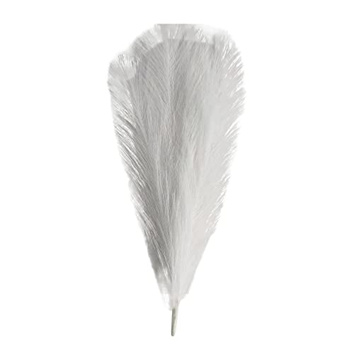 Pampasgras Deko 50cm Pampas Secas Gras Dekor Kunstrasen Gefälschte Blume Hochzeit Home Schlafzimmer Wohnzimmer(White) von GFDSGRE